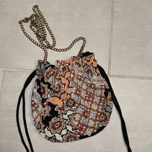 Beaded hobo bag